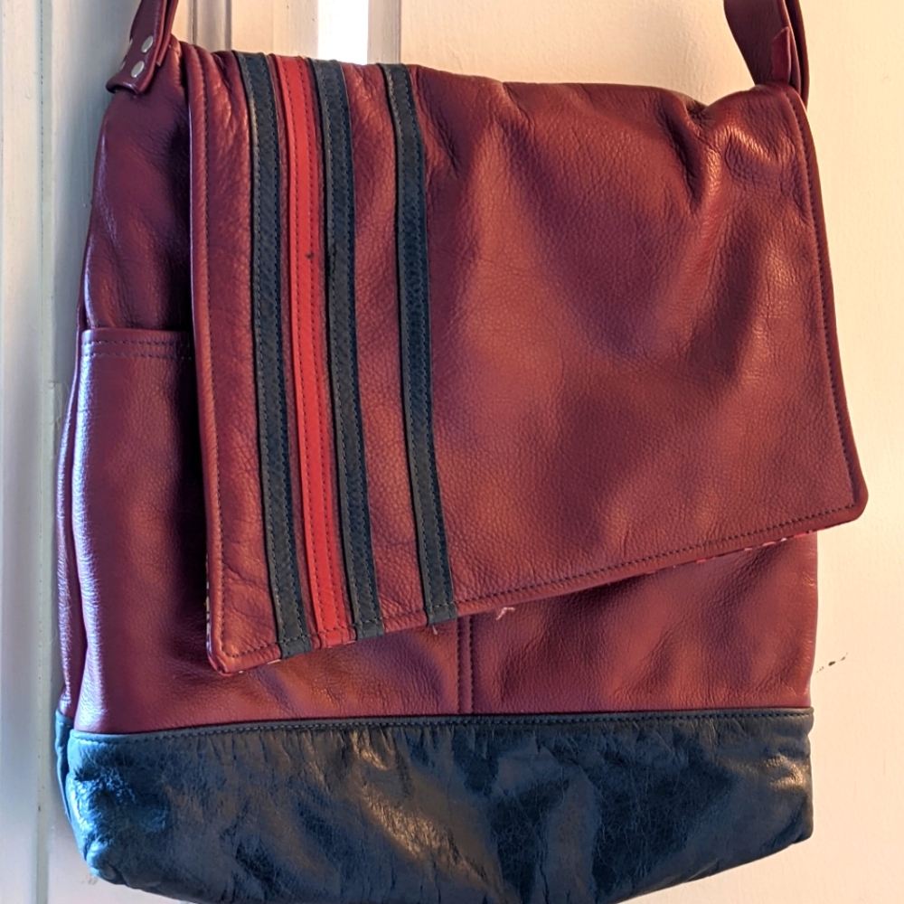 Genuine leather boutique cross body bag